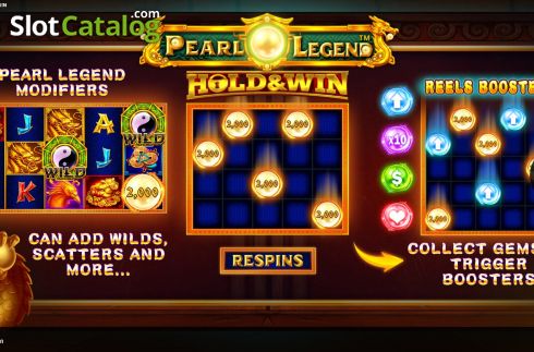 Οθόνη2. Pearl Legend Hold and Win Κουλοχέρης