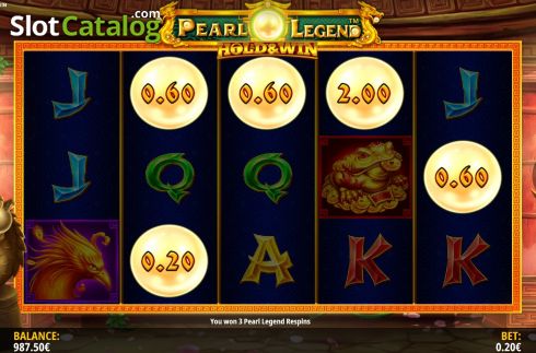 Οθόνη6. Pearl Legend Hold and Win Κουλοχέρης
