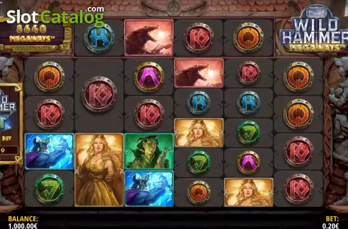 Οθόνη3. Wild Hammer Megaways Κουλοχέρης