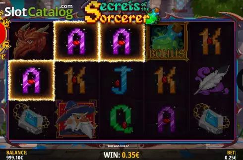 Οθόνη5. Secrets Of The Sorcerer Κουλοχέρης
