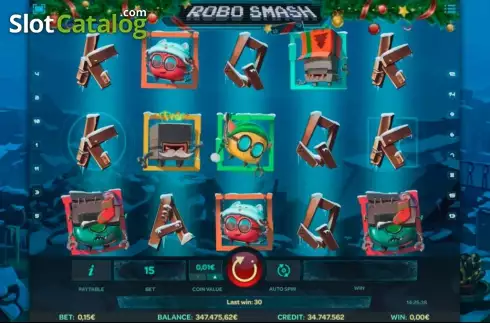 Robo Smash Xmas Λογότυπο