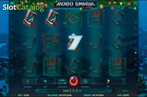 Οθόνη2. Robo Smash Xmas Κουλοχέρης 