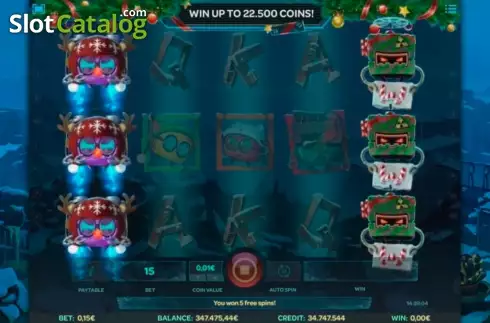 Οθόνη3. Robo Smash Xmas Κουλοχέρης 