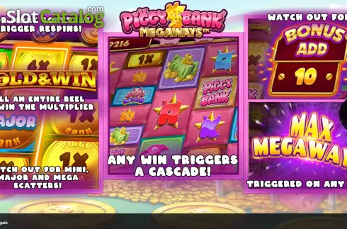 Οθόνη2. Piggy Bank Megaways Κουλοχέρης