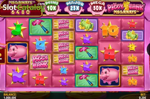 Οθόνη3. Piggy Bank Megaways Κουλοχέρης