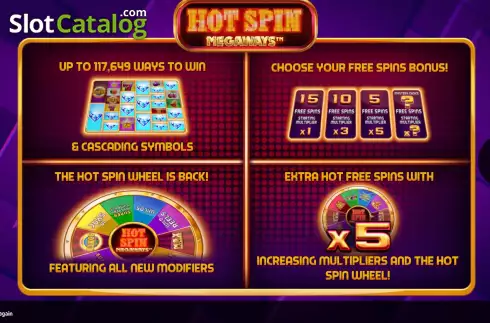Οθόνη2. Hot Spin Megaways Κουλοχέρης