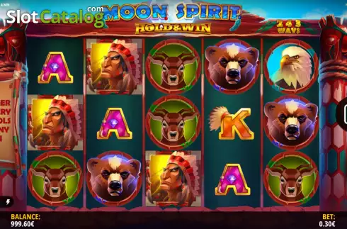 Οθόνη3. Moon Spirit Hold & Win Κουλοχέρης