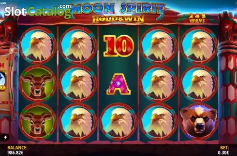 Οθόνη4. Moon Spirit Hold & Win Κουλοχέρης