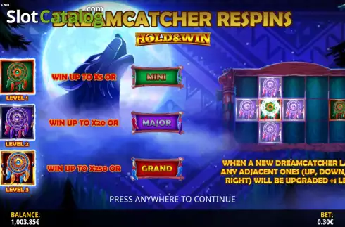 Οθόνη9. Moon Spirit Hold & Win Κουλοχέρης