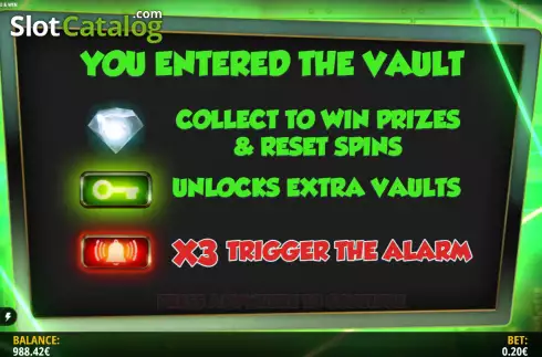 Οθόνη9. Diamond Heist Hold & Win Κουλοχέρης