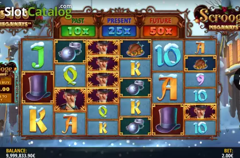 Οθόνη3. Scrooge Megaways Κουλοχέρης 