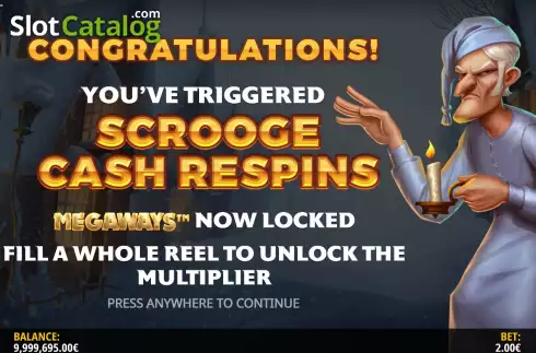 Οθόνη5. Scrooge Megaways Κουλοχέρης 