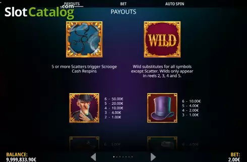 Οθόνη9. Scrooge Megaways Κουλοχέρης 