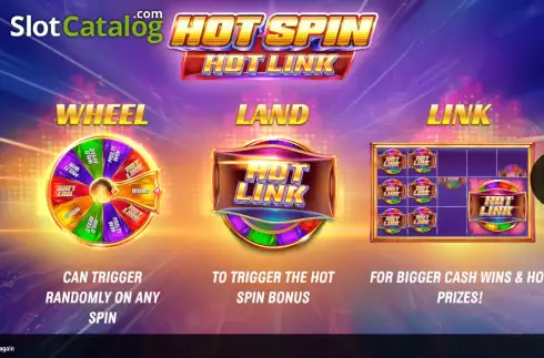 Οθόνη2. Hot Spin Hot Link Κουλοχέρης