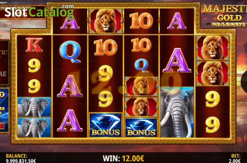 Οθόνη4. Majestic Gold Megaways Κουλοχέρης