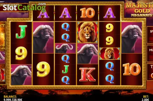 Οθόνη8. Majestic Gold Megaways Κουλοχέρης