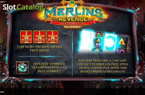 Οθόνη2. Merlins Revenge Megaways Κουλοχέρης