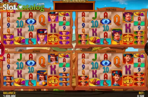 Οθόνη4. Musketeer Megaways Κουλοχέρης