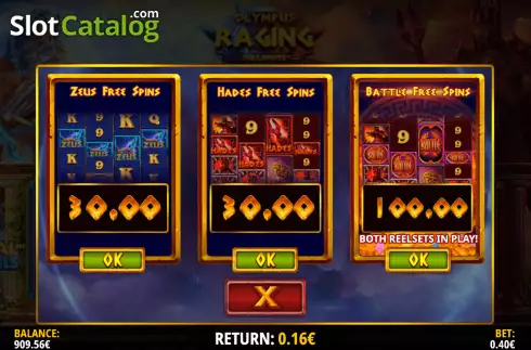Οθόνη5. Olympus Raging Megaways Κουλοχέρης