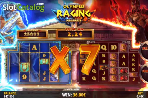Οθόνη8. Olympus Raging Megaways Κουλοχέρης