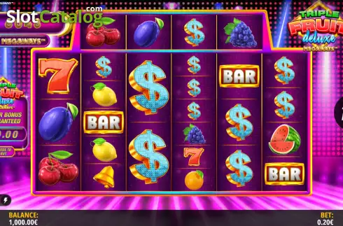 Οθόνη3. Triple Fruit Deluxe Megaways Κουλοχέρης