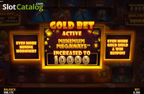Οθόνη5. Gold Digger Megaways Κουλοχέρης