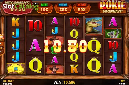 Οθόνη4. Pokie Megaways Κουλοχέρης