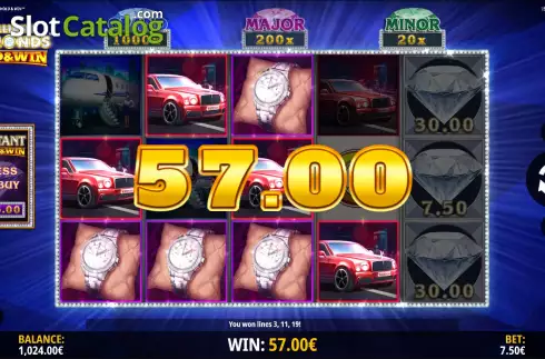 Οθόνη5. Brilliant Diamonds: Hold & Win Κουλοχέρης