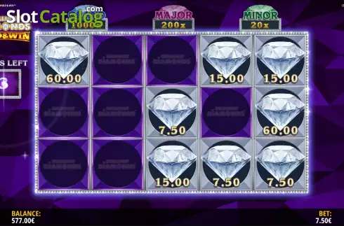 Οθόνη9. Brilliant Diamonds: Hold & Win Κουλοχέρης
