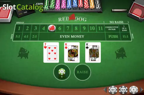 Οθόνη6. Red Dog (iSoftBet) Κουλοχέρης