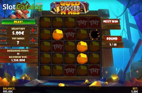 Οθόνη7. Gold Digger: Mines Κουλοχέρης