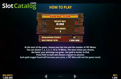 Οθόνη9. Gold Digger: Mines Κουλοχέρης