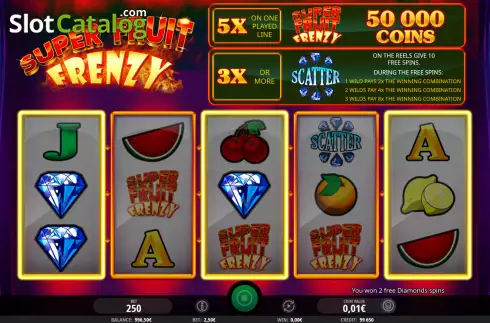 Οθόνη4. Super Fruit Frenzy Κουλοχέρης 