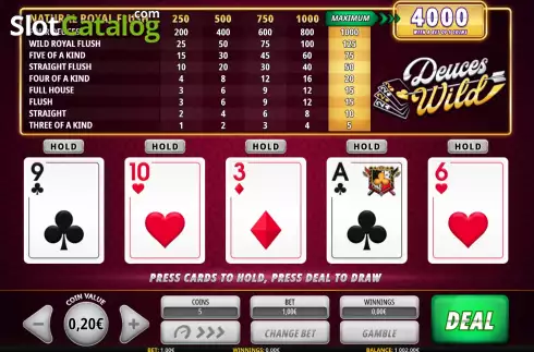 Οθόνη2. Deuces Wild (iSoftbet) Κουλοχέρης