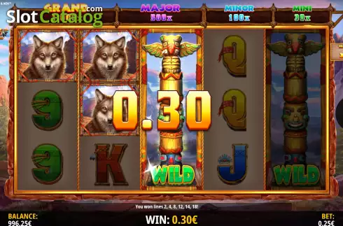 Οθόνη4. Wolf Canyon Hold and Win Κουλοχέρης 