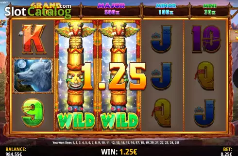 Οθόνη6. Wolf Canyon Hold and Win Κουλοχέρης 