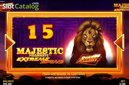 Οθόνη6. Majestic Megaways Extreme 4 Κουλοχέρης