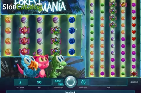 Οθόνη 2. Forest Mania Κουλοχέρης