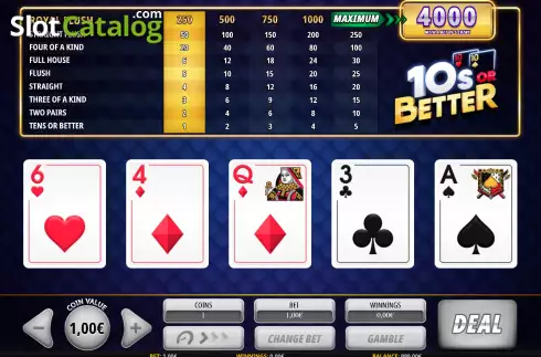 Οθόνη3. Tens or Better (iSoftBet) Κουλοχέρης
