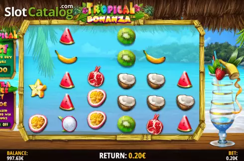 Οθόνη4. Tropical Bonanza (iSoftBet) Κουλοχέρης
