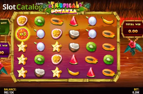 Οθόνη7. Tropical Bonanza (iSoftBet) Κουλοχέρης