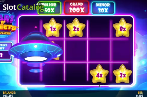 Οθόνη7. Stars n’ Sweets Hold and Win Κουλοχέρης