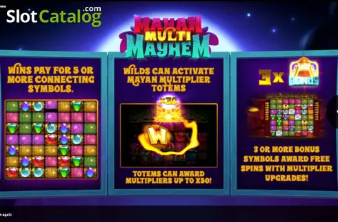 Οθόνη2. Mayan Multi Mayhem Κουλοχέρης