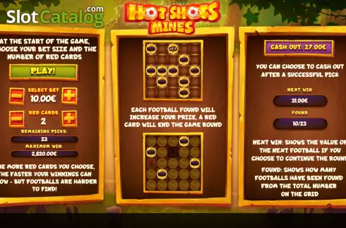 Οθόνη2. Hot Shots: Mines Κουλοχέρης