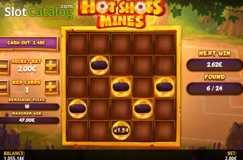 Οθόνη4. Hot Shots: Mines Κουλοχέρης