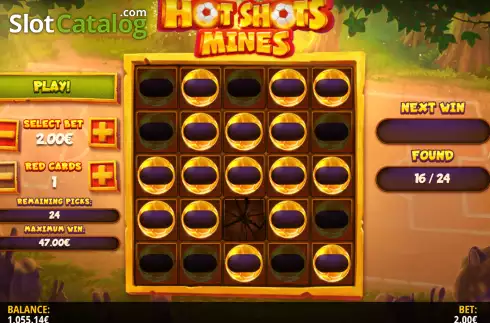 Οθόνη5. Hot Shots: Mines Κουλοχέρης