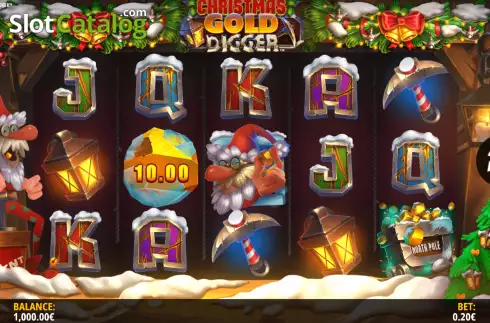 Οθόνη3. Christmas Gold Digger Κουλοχέρης