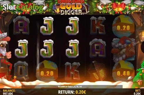 Οθόνη4. Christmas Gold Digger Κουλοχέρης