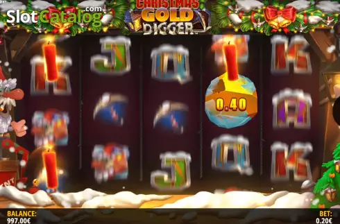 Οθόνη5. Christmas Gold Digger Κουλοχέρης