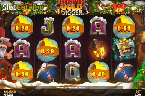 Οθόνη7. Christmas Gold Digger Κουλοχέρης